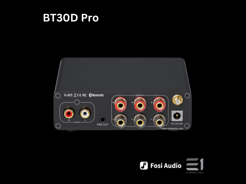 Fosi Audio BT30D Pro DAC / 2.1 Class D Power Amplifier (2x 165w + 1x 350w)