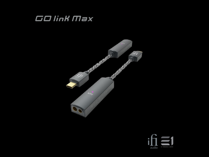 iFi GO-link MAX DAC / Balanced Headphones Amplifier (Dongle)