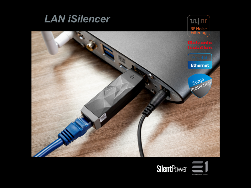 iFi / SilentPower LAN iSilencer Network Noise Filter