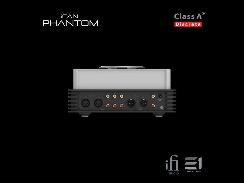 iFi iCAN Phantom Class-A Reference Class Headphone Amplifier