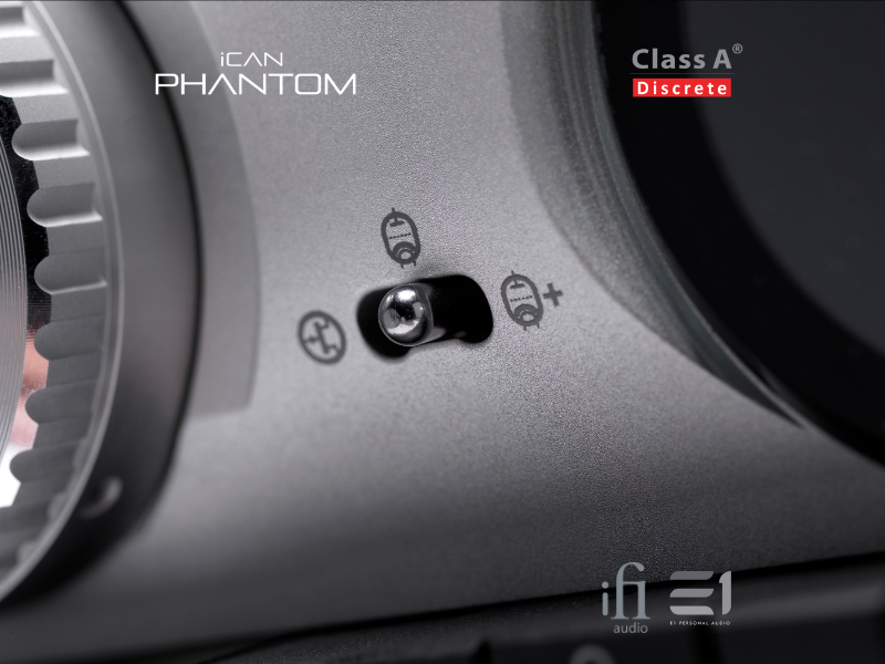 iFi iCAN Phantom Class-A Reference Class Headphone Amplifier
