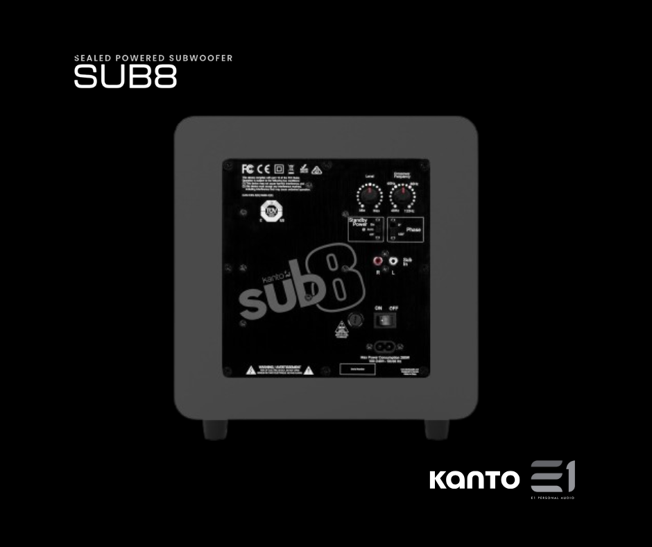 Kanto SUB8V Sealed Powered Subwoofer