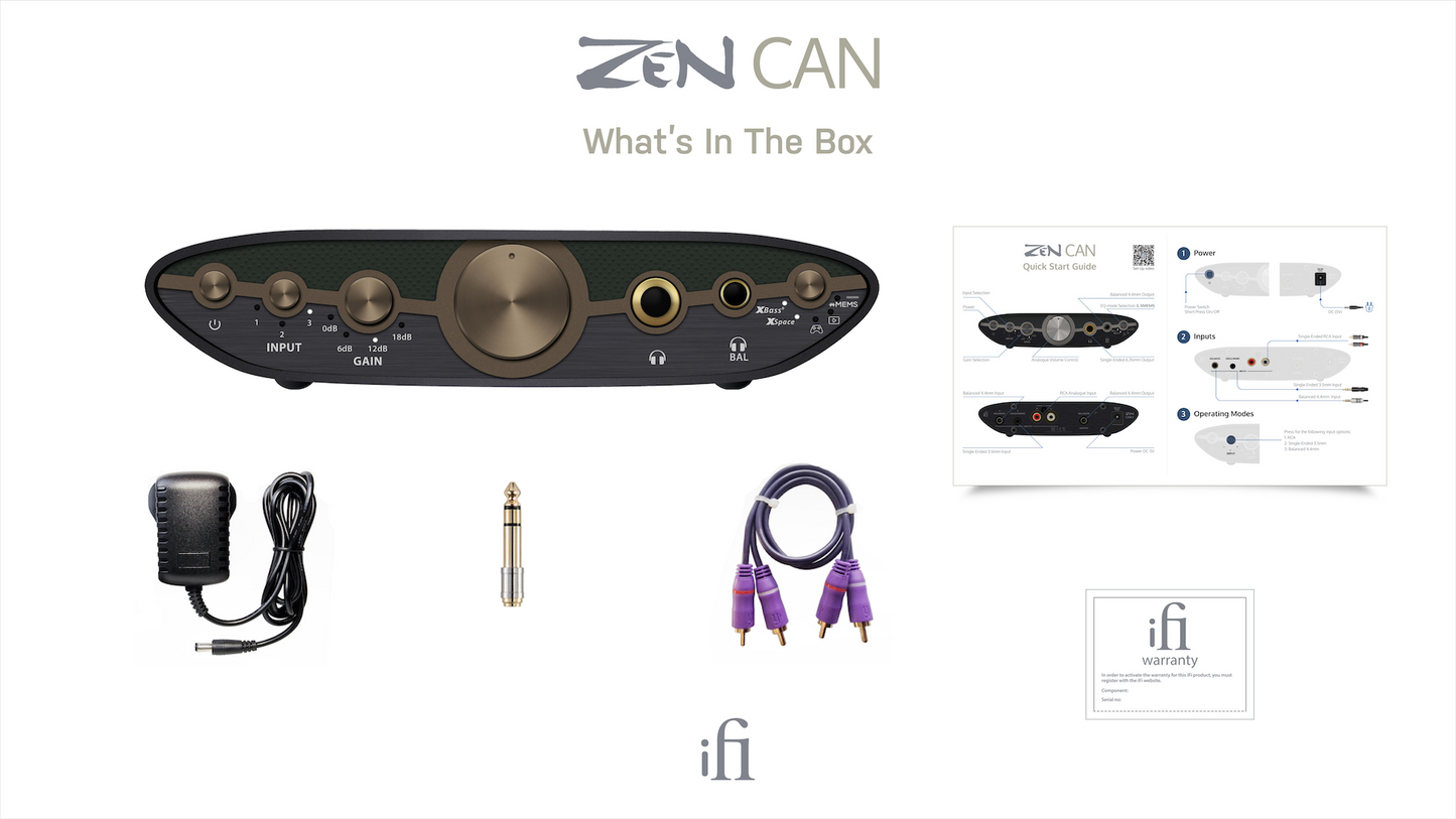 iFi ZEN CAN 3 Class A Analogue Headphones Amplifier