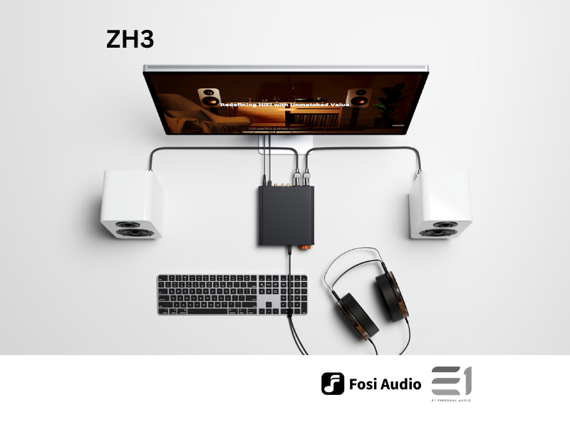 Fosi ZH3 DAC / Headphones Amplifier / Preamplifier