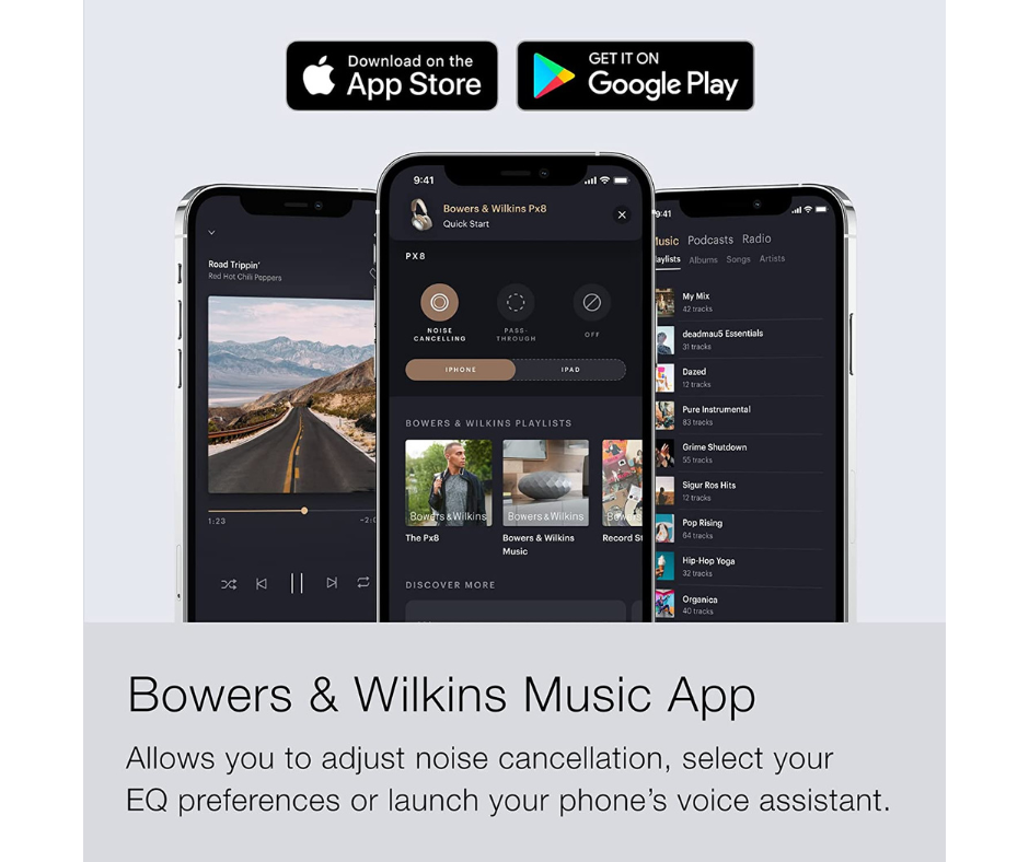 Bowers & Wilkins Px8 Over-Ear Noise Canceling Headphones