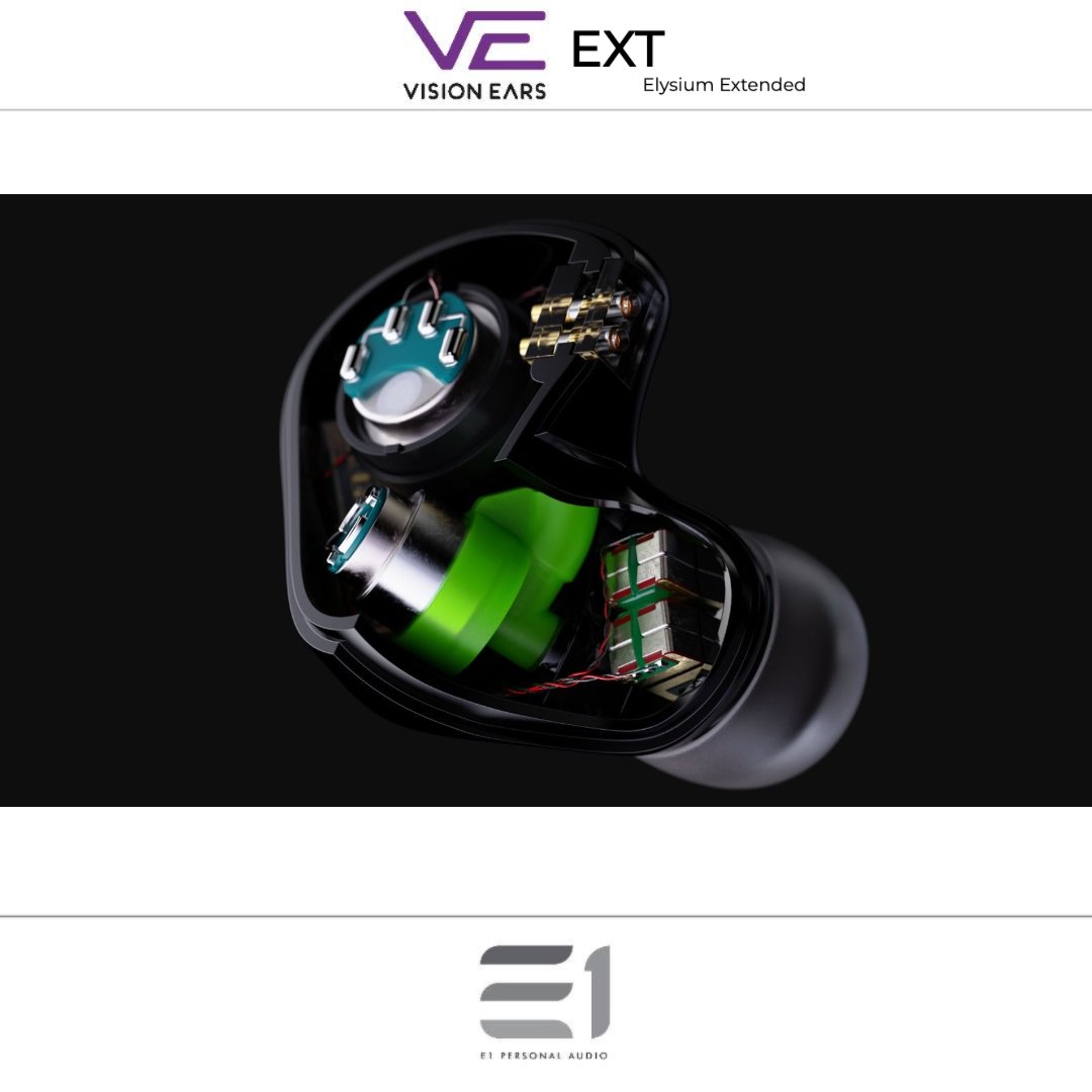 VISION EARS EXT (Elysium Extended) Universal-Fit In-ear Monitors