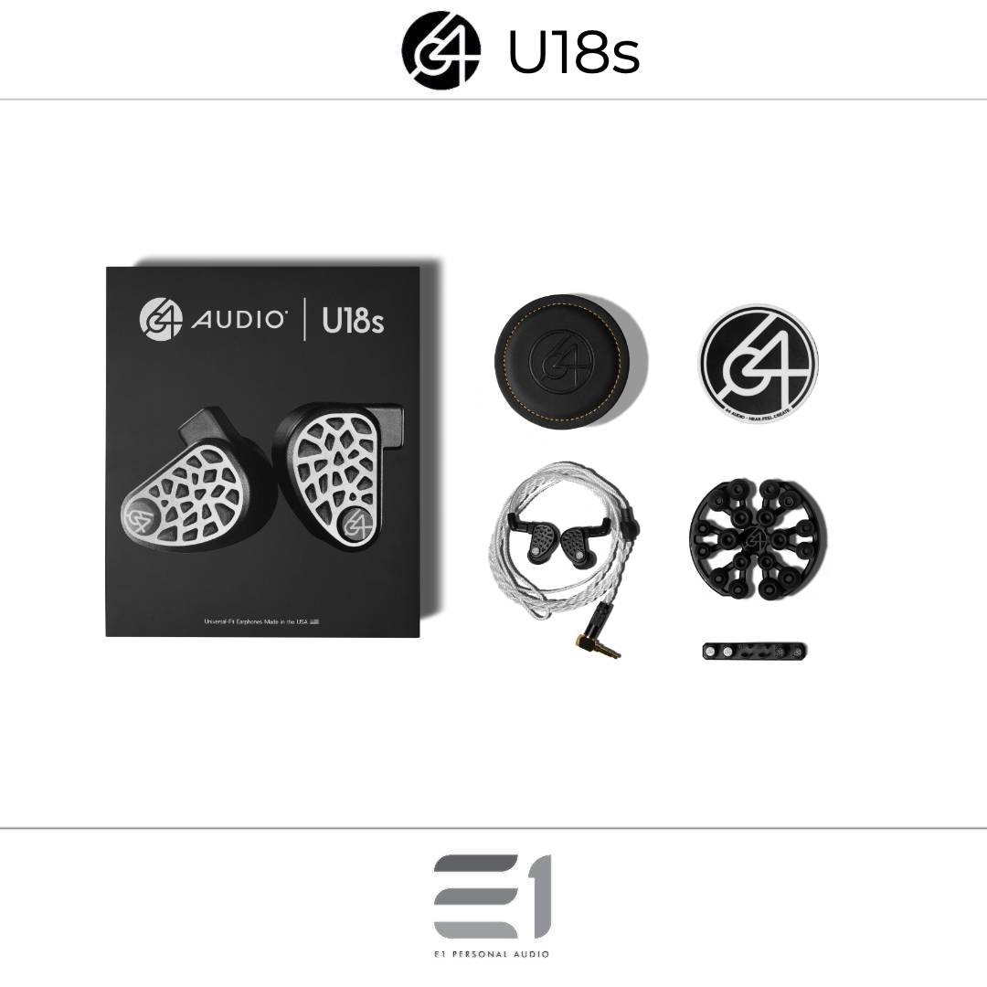 64audio U18s Universal-fit In-ear Monitors