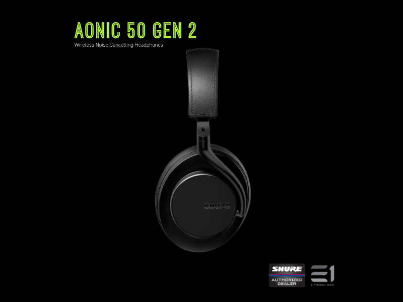 Shure Aonic 50 Gen 2 Over-Ear Noise Canceling Headphones