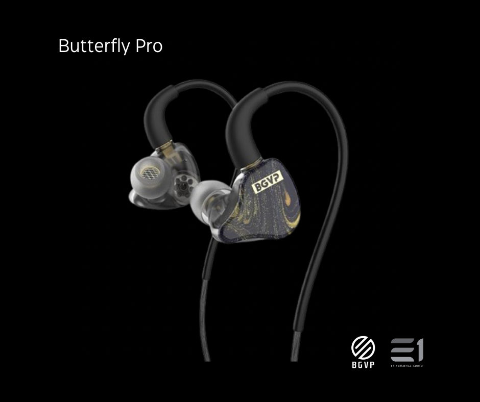 BGVP Butterfly Pro Hybrid Universal-fit In-ear Monitors