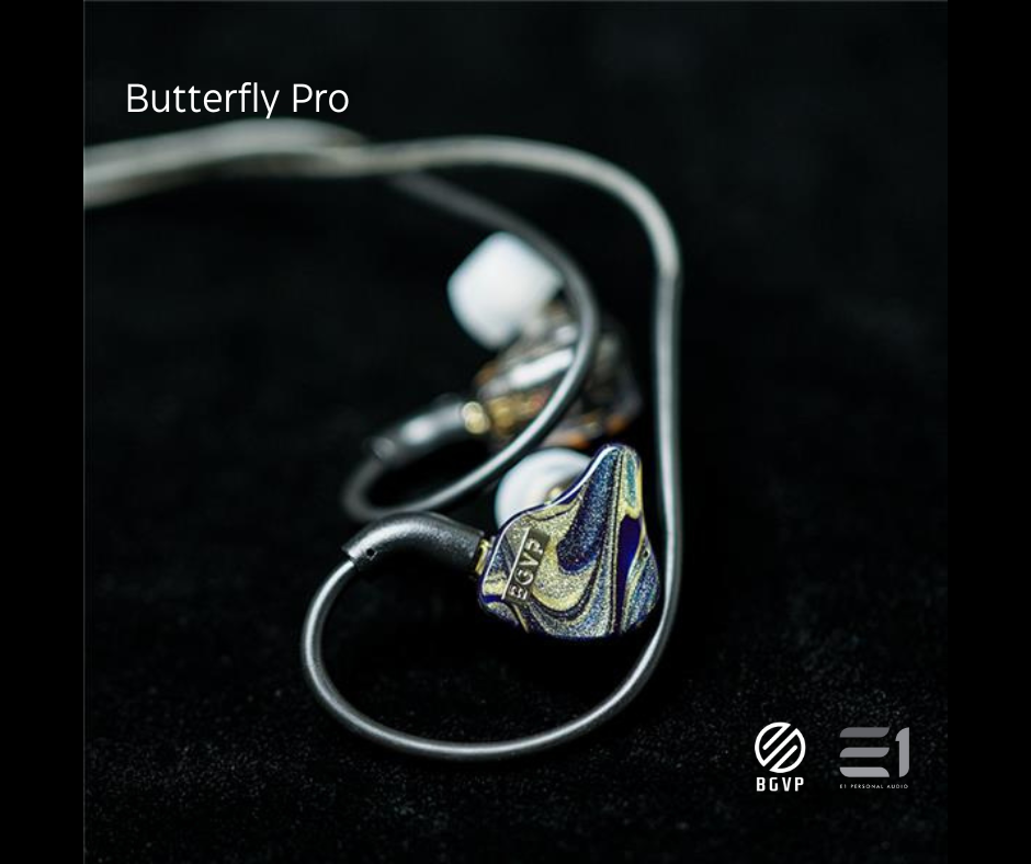 BGVP Butterfly Pro Hybrid Universal-fit In-ear Monitors