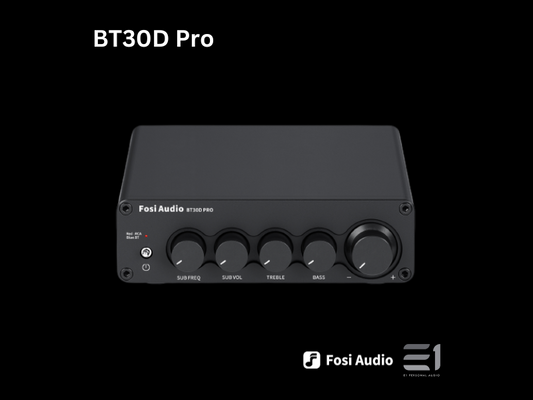 Fosi Audio BT30D Pro DAC / 2.1 Class D Power Amplifier (2x 165w + 1x 350w)