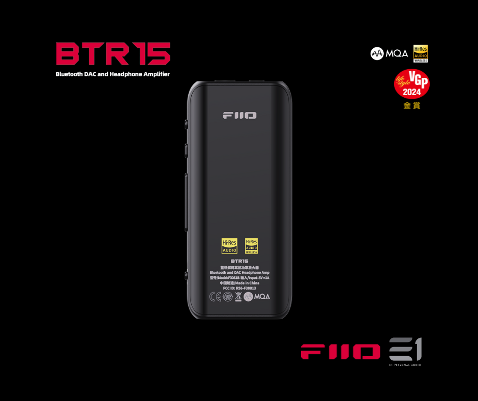 FiiO BTR15 Bluetooth DAC / Headphones Amplifier