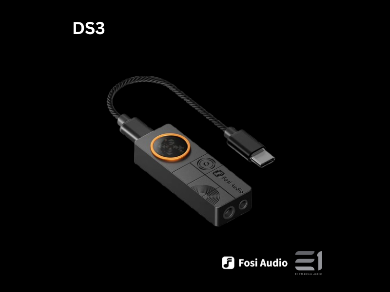Fosi DS3 Portable DAC / Headphones Amplifier (Dongle)