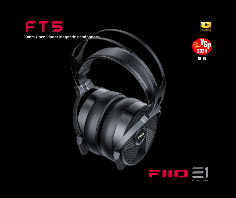 FiiO FT5 Planar Magnetic (Open-back) Headphones