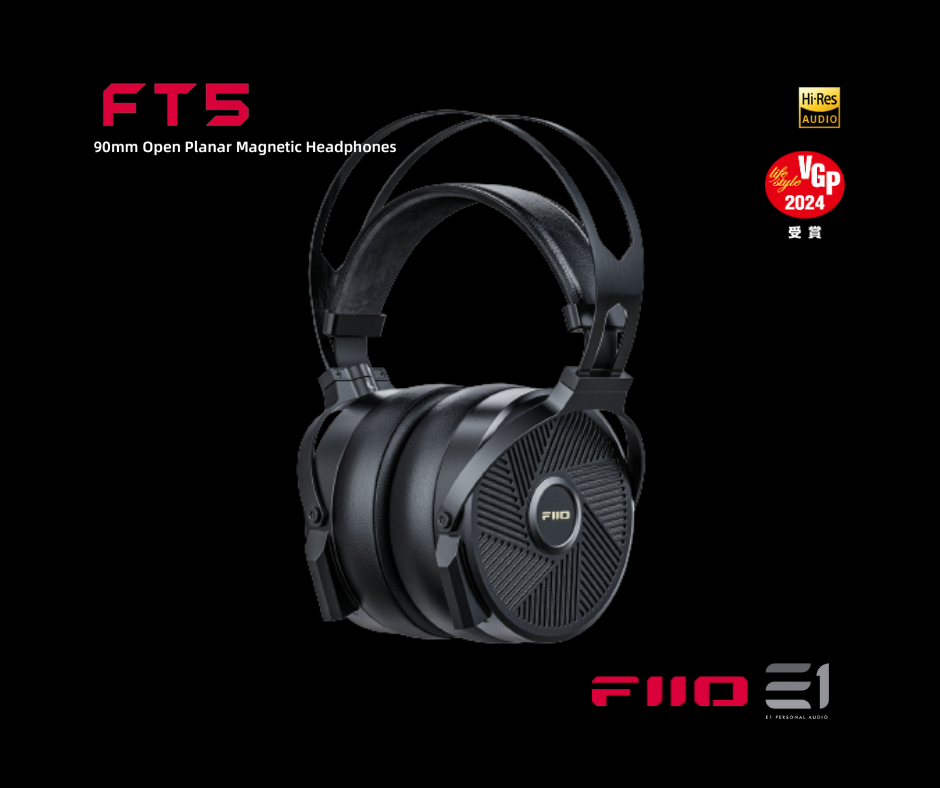 FiiO FT5 Planar Magnetic (Open-back) Headphones