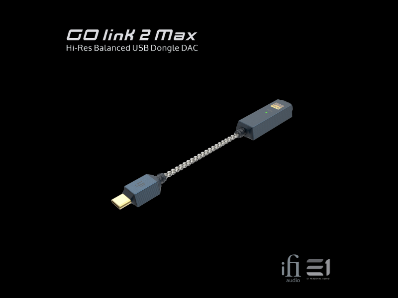 iFi GO-link 2 MAX DAC / Balanced Headphones Amplifier (Dongle)