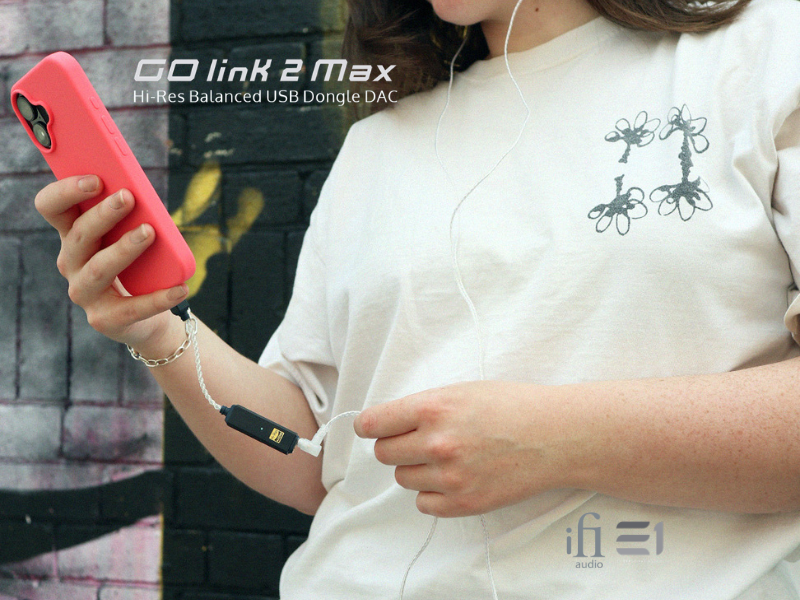 iFi GO-link 2 MAX DAC / Balanced Headphones Amplifier (Dongle)