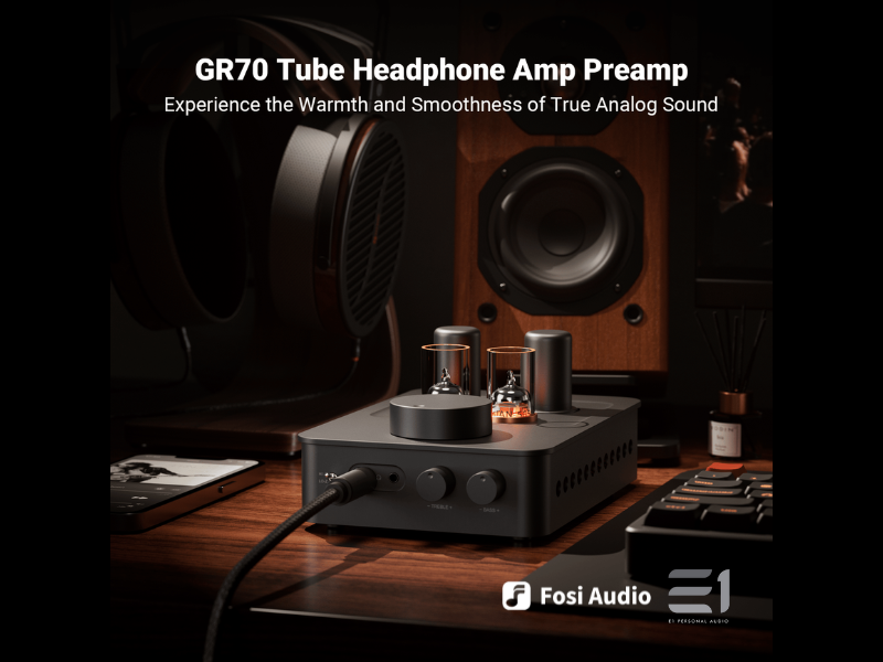 Fosi GR70 Vacuum Tube Headphone Amp/Preamp