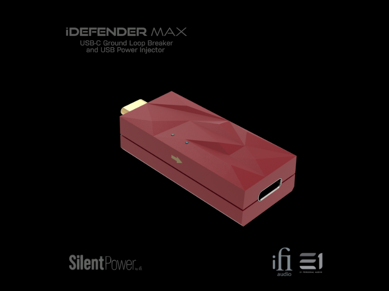 iFi iDefender MAX intelligent USB-C ground loop breaker and USB power injector