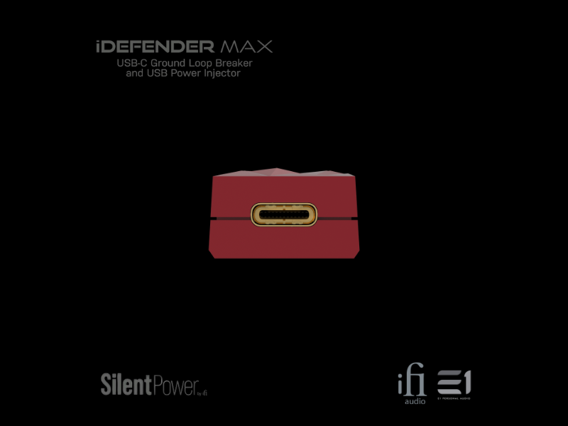 iFi iDefender MAX intelligent USB-C ground loop breaker and USB power injector