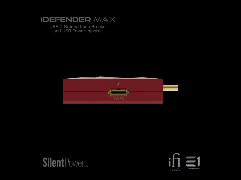 iFi iDefender MAX intelligent USB-C ground loop breaker and USB power injector