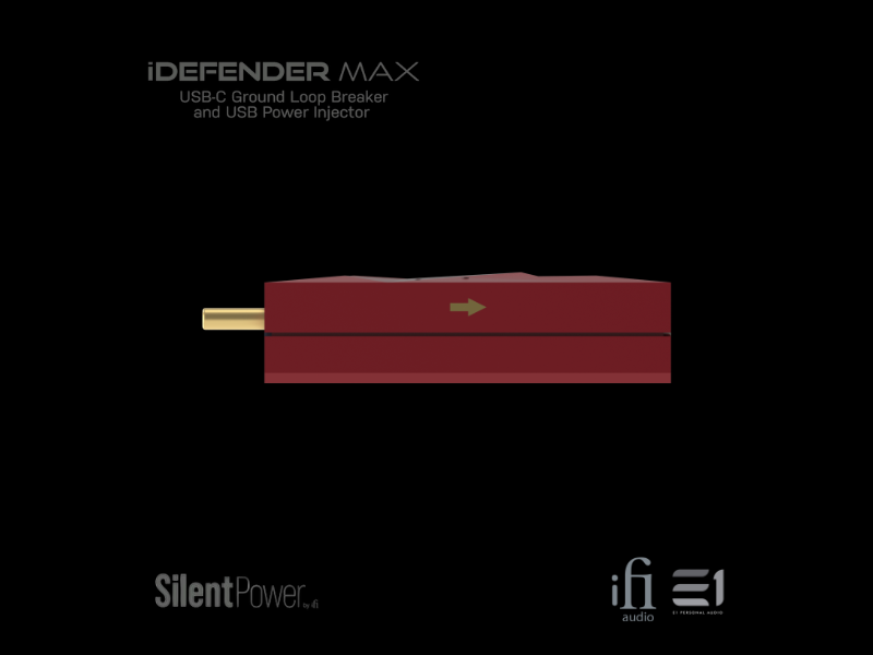 iFi iDefender MAX intelligent USB-C ground loop breaker and USB power injector