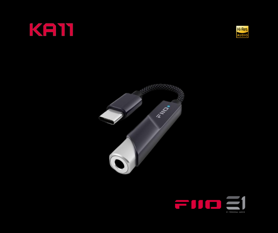 FiiO KA11 Portable DAC / Headphones Amplifier (Dongle)