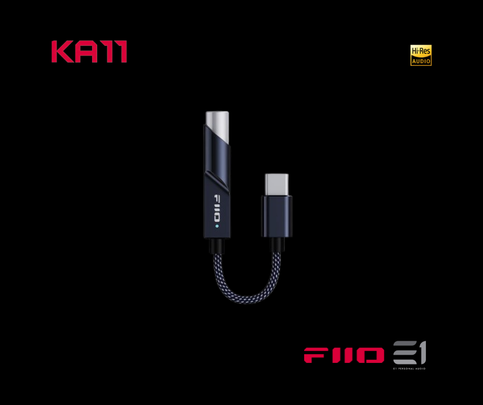 FiiO KA11 Portable DAC / Headphones Amplifier (Dongle)