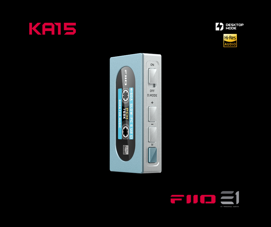 FiiO KA15 Balanced DAC / Headphones Amplifier (Dongle)