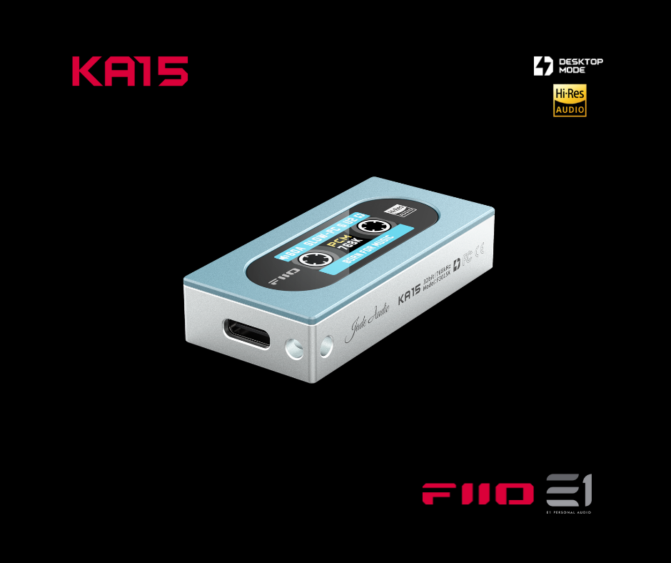 FiiO KA15 Balanced DAC / Headphones Amplifier (Dongle)