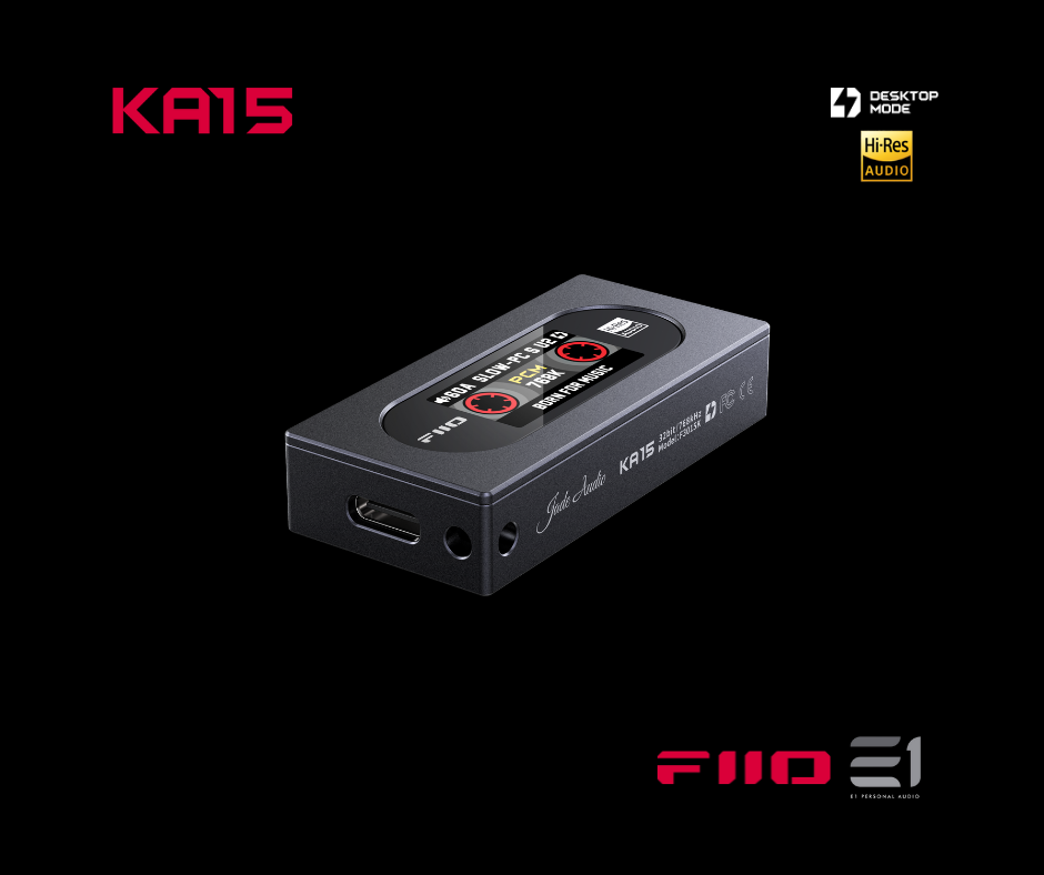 FiiO KA15 Balanced DAC / Headphones Amplifier (Dongle)