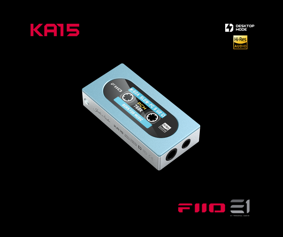 FiiO KA15 Balanced DAC / Headphones Amplifier (Dongle)