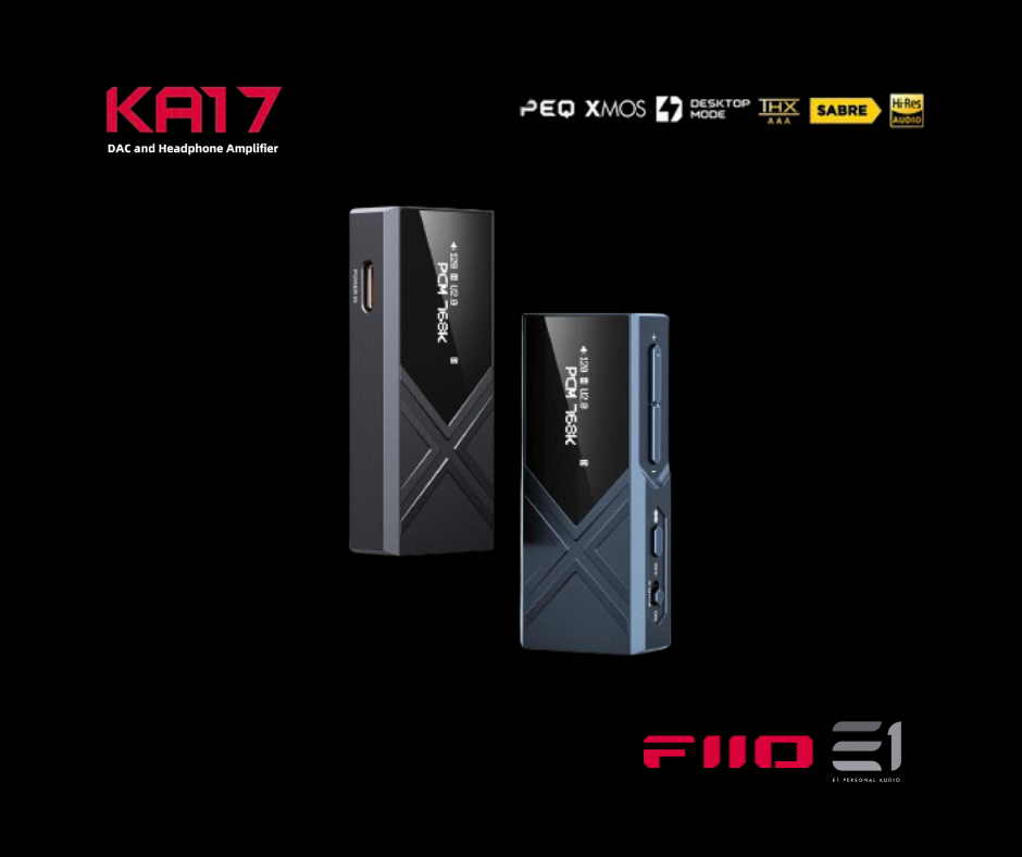 FiiO KA17 Portable DAC / Headphones Amplifier (Dongle)