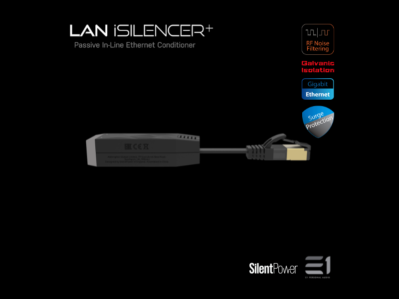 iFi / SilentPower LAN iSilencer/+ Network Noise Filter