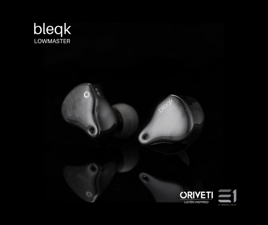 Oriveti bleqk Lowmaster Hybrid (1DD+2BA) Universal-fit In-ear Monitors