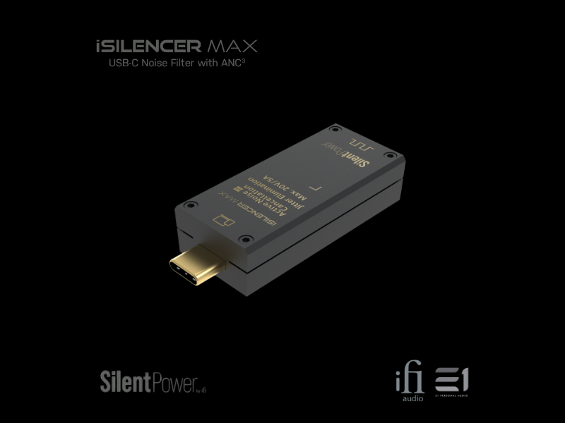 iFi iSilencer MAX USB-C noise filter with ANC3