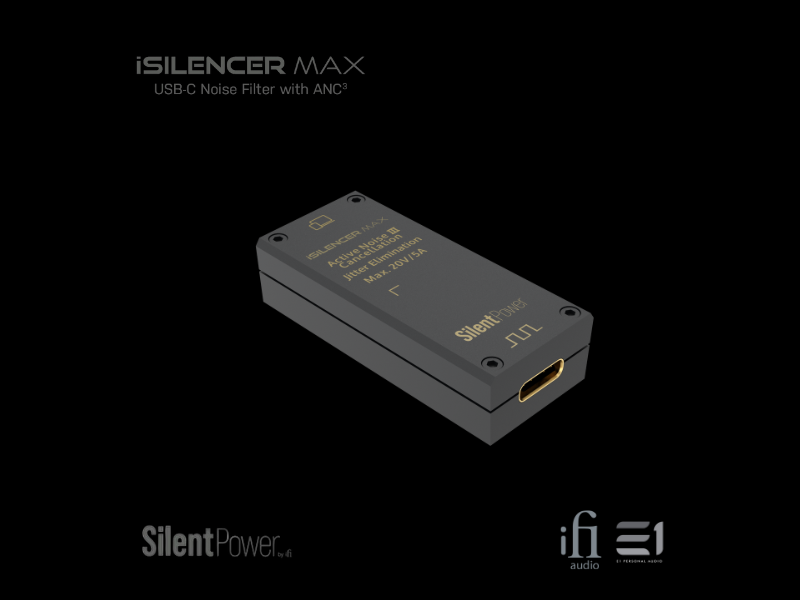 iFi iSilencer MAX USB-C noise filter with ANC3