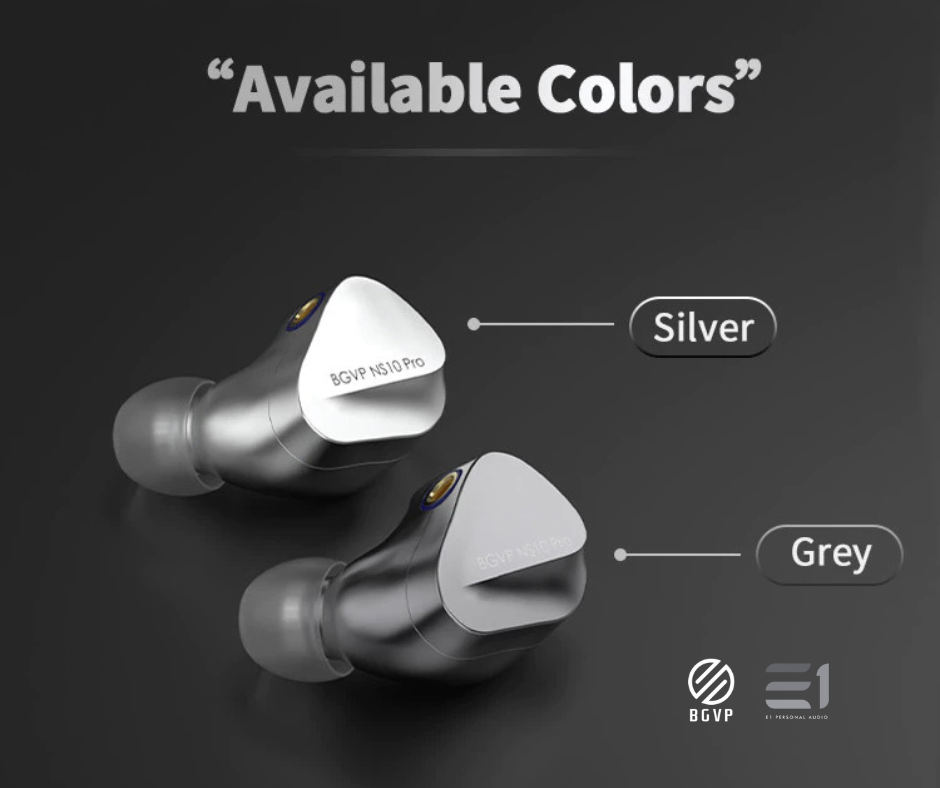 BGVP NS10 Pro Tri-brid Universal-fit In-ear Monitors