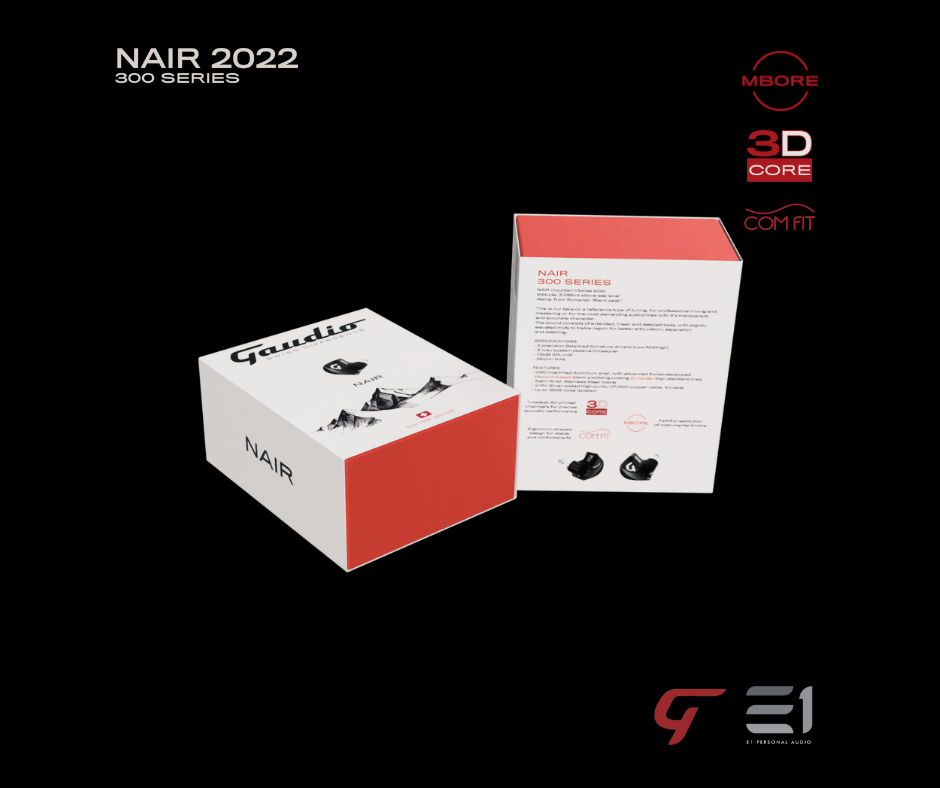 Gaudio Nair 2022 Universal-fit In-ear Monitors