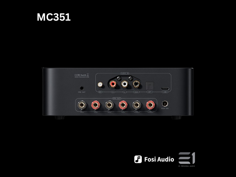 Fosi MC351 2.1 Channel Integrated DAC Amplifier E1 Personal Audio