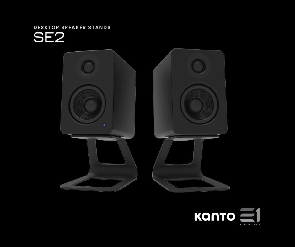 Kanto SE2 Elevated Desktop Speaker Stand
