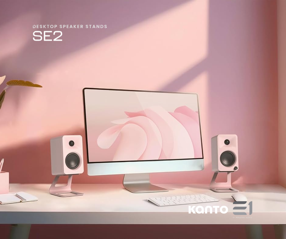 Kanto SE2 Elevated Desktop Speaker Stand