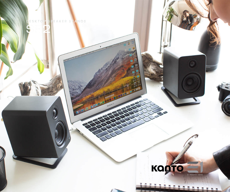 Kanto SE2 Elevated Desktop Speaker Stand