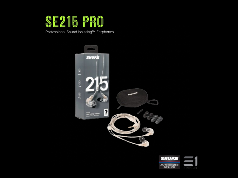 Shure SE215 Pro ( Aonic 215 ) Universal-fit In-ear Monitors