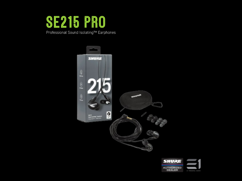 Shure SE215 Pro ( Aonic 215 ) Universal-fit In-ear Monitors