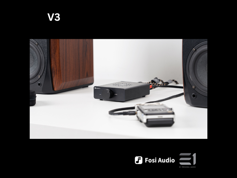Fosi Audio V3 2-Channel Stereo Amplifier– E1 Personal Audio Malaysia