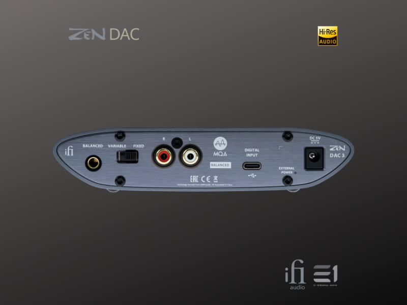 iFi audio ZEN DAC 3 desktop DAC / Headphones Amplifier