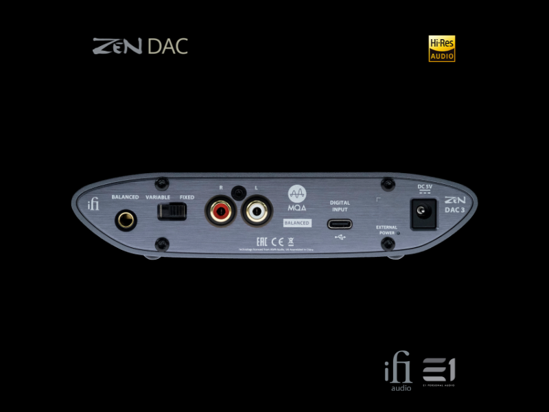iFi audio ZEN DAC 3 desktop DAC / Headphones Amplifier