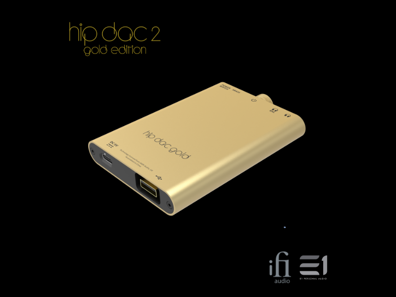 iFi hip-dac V2 Portable DAC / Amplifier Limited Gold Edition