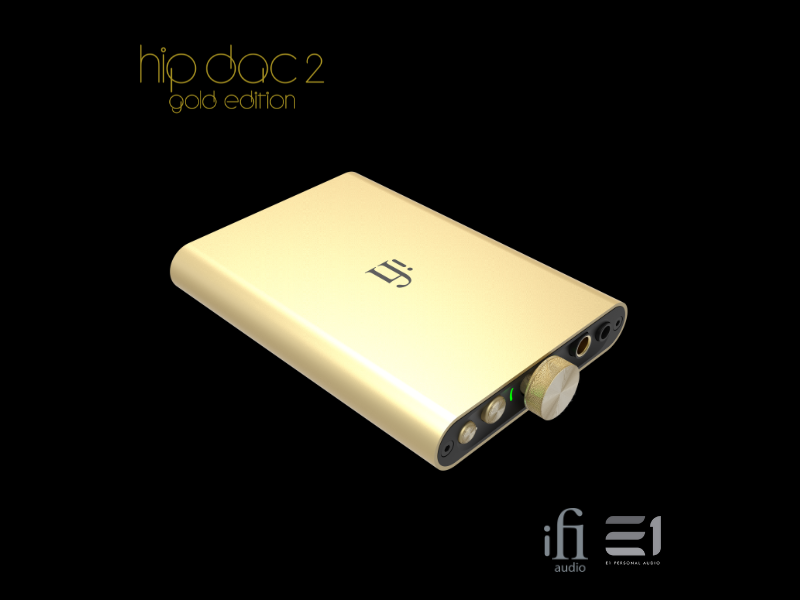 iFi hip-dac V2 Portable DAC / Amplifier Limited Gold Edition